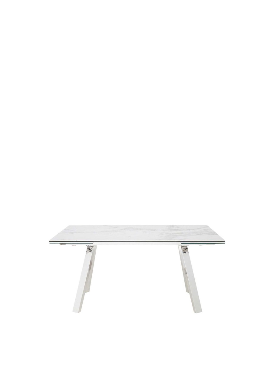 Furniture & Outdoor Barker and Stonehouse Extending Dining Tables | Ginostra Extending Dining Table, Marble White