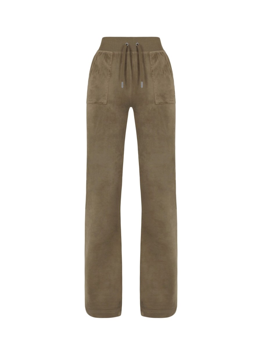 Women Juicy Couture Tracksuits | Del Ray Pocket Pant Vetiver