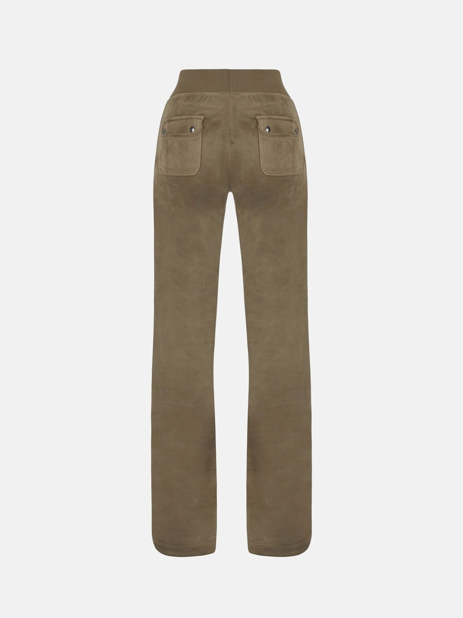 Women Juicy Couture Tracksuits | Del Ray Pocket Pant Vetiver