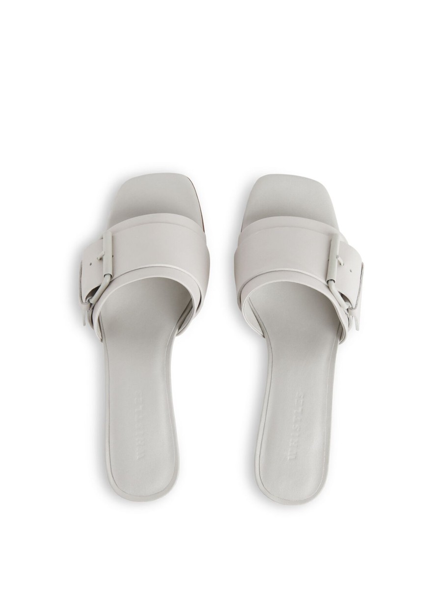 Women Whistles Sandals | Adella Buckle Mule Stone