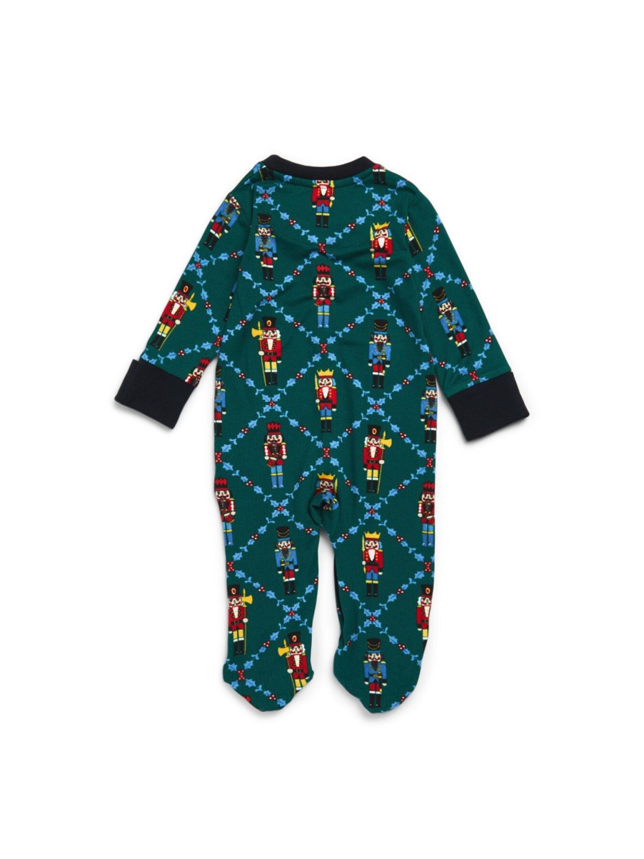 Kids Chelsea Peers Nightwear | Sleepsuits/Onesie - Nutcracker Teal