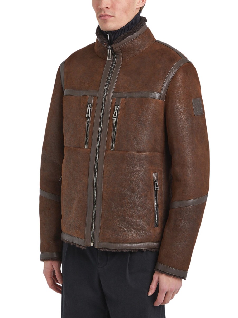 Men Belstaff Coats & Jackets | Tundra Jacket Earth Brown