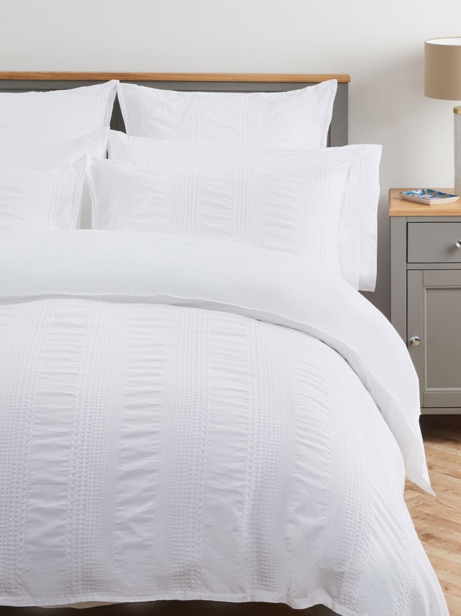 Home & Tech Fenwick Bedding Sets | York Cotton Bedlinen Duvet Cover White