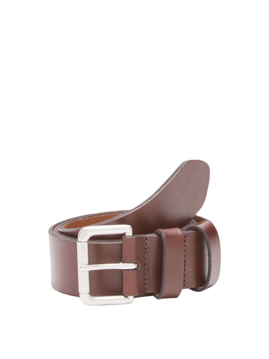 Men Polo Ralph Lauren Belts | Leather Roller Buckle Belt Brown