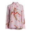 Women Marella Tops | Domez Printed Shirt Pink