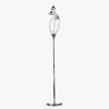 Home & Tech Dar Lighting Floor Lamps | Luther 3 Light Floor Lamp Silver