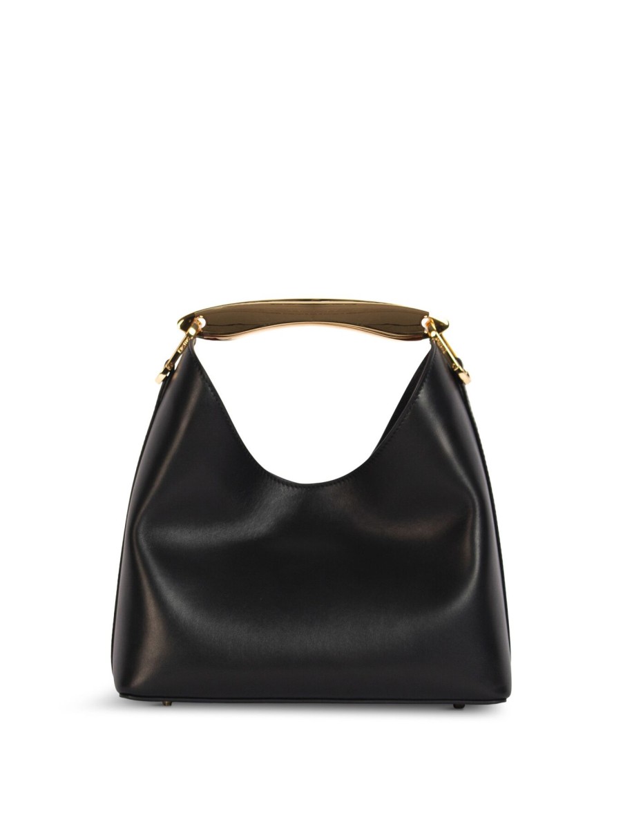 Women Elleme Tote Bags | Boomerang Leather Black