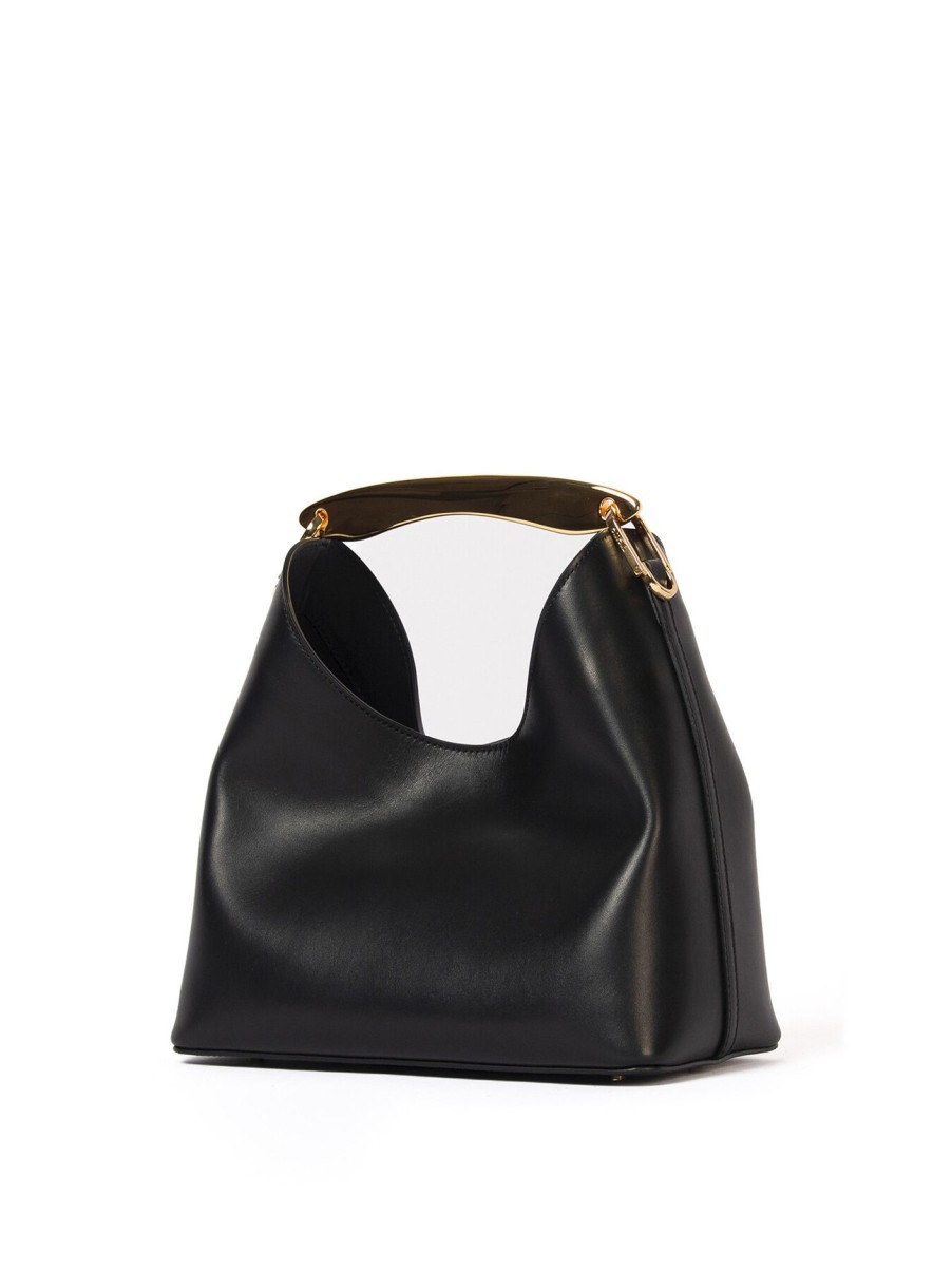 Women Elleme Tote Bags | Boomerang Leather Black