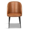 Furniture & Outdoor Heal's Dining Chairs | Austen Dining Chair Tan Leather Black Leg