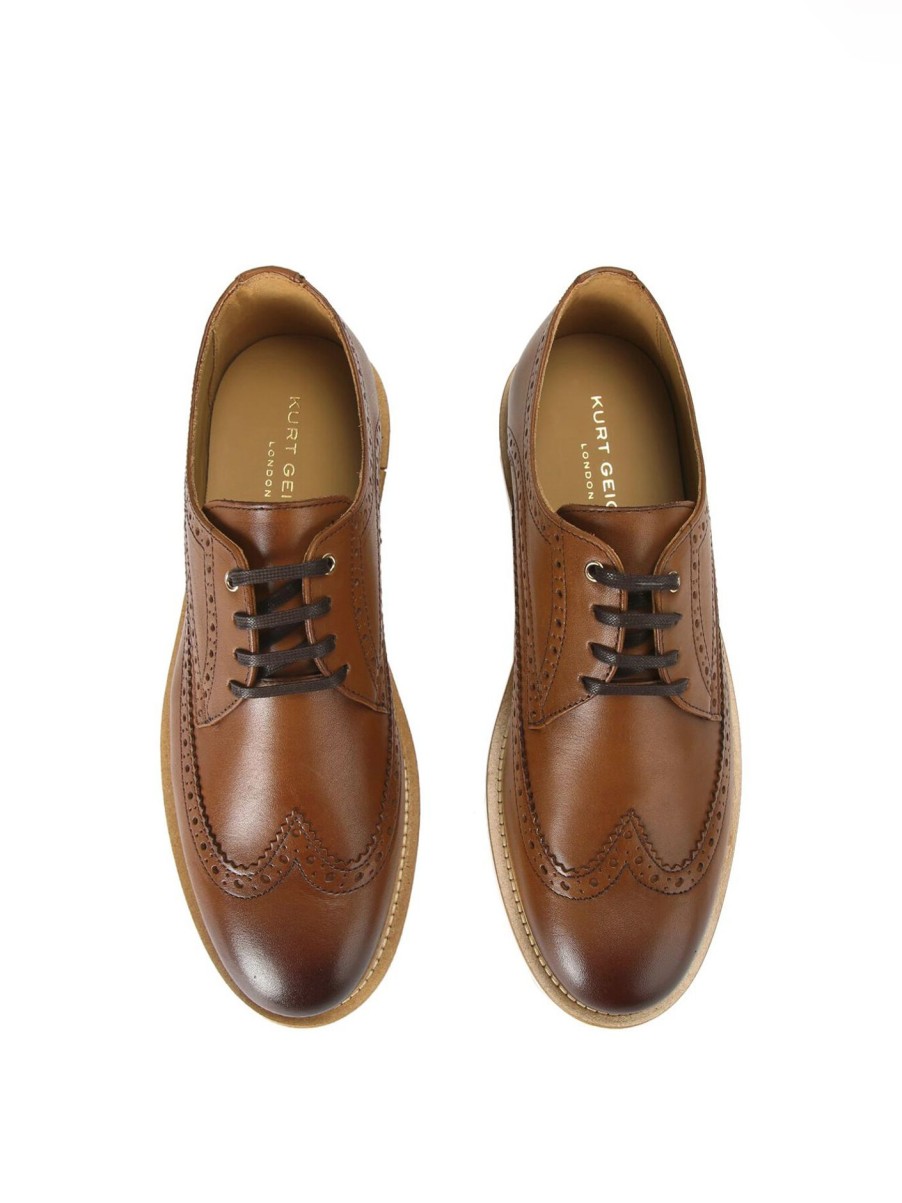 Men KURT GEIGER LONDON Formal Shoes | Bank Brogue Cleat Tan