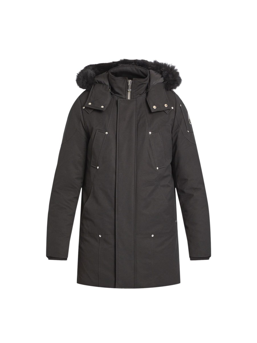 Men Moose Knuckles Coats & Jackets | Original Stirling Parka Neo Shear Black