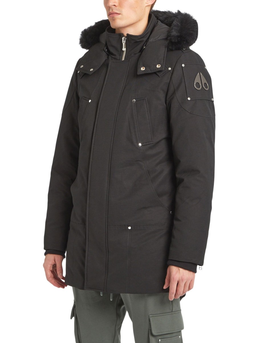 Men Moose Knuckles Coats & Jackets | Original Stirling Parka Neo Shear Black