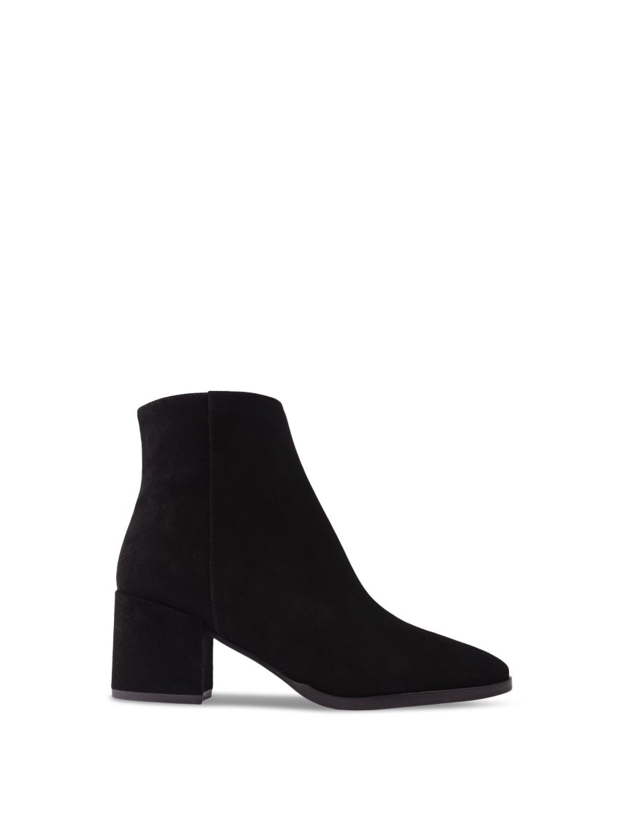 Women Sole Made In Italy Boots | Sole Made In Italy Spritz Block Heel Boots Black