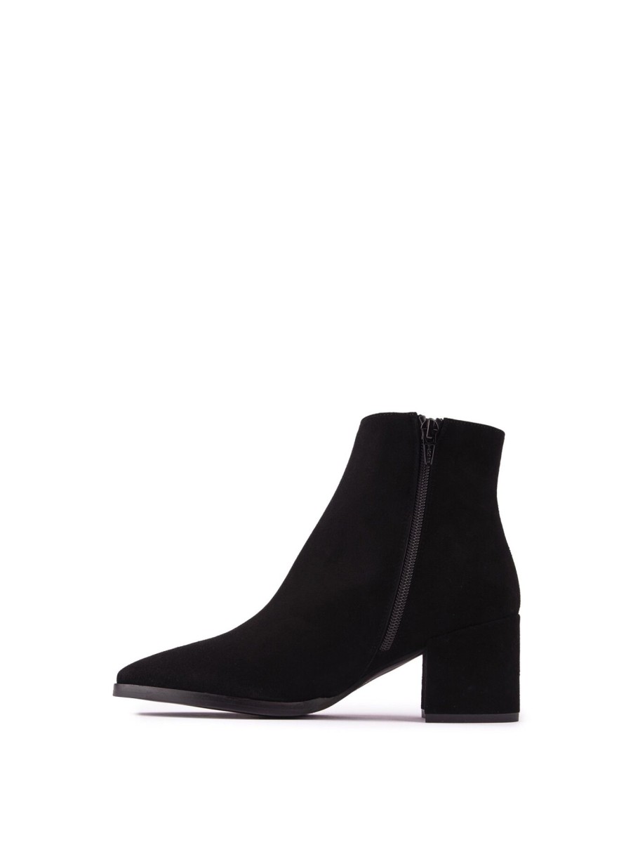 Women Sole Made In Italy Boots | Sole Made In Italy Spritz Block Heel Boots Black