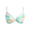 Women Freya Swimwear & Beachwear | Summer Reef Uw Plunge Bikini Top Aqua