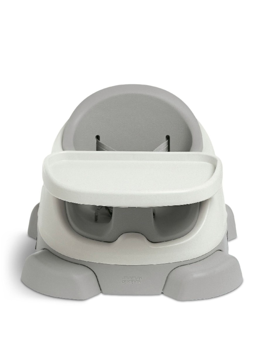 Kids Mamas & Papas Furniture & Accessories | Bug 3-In-1 Floor & Booster Seat With Activity Tray Pebble Grey