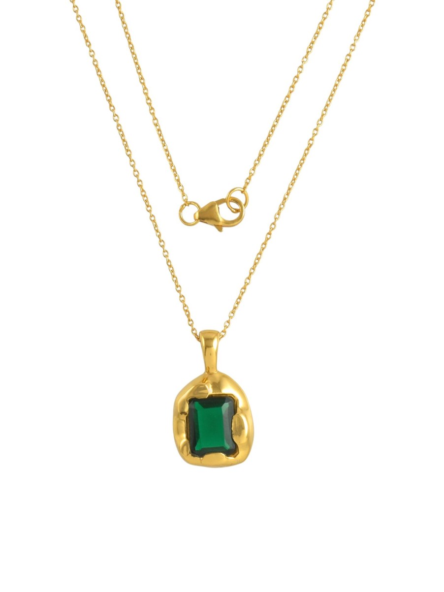 Women Shyla Jewellery | Medina Necklace Emerald