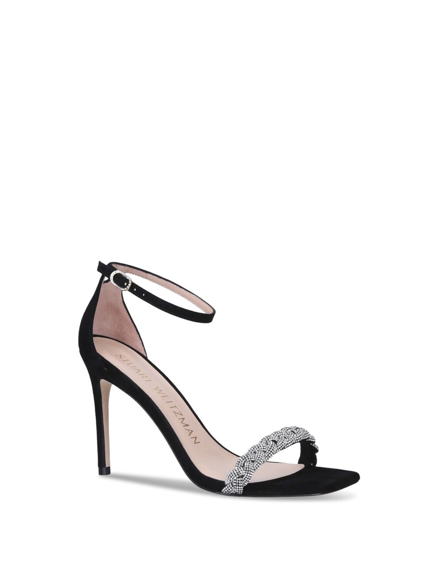 Women STUART WEITZMAN Sandals | Nudistglam Curve 100 Black