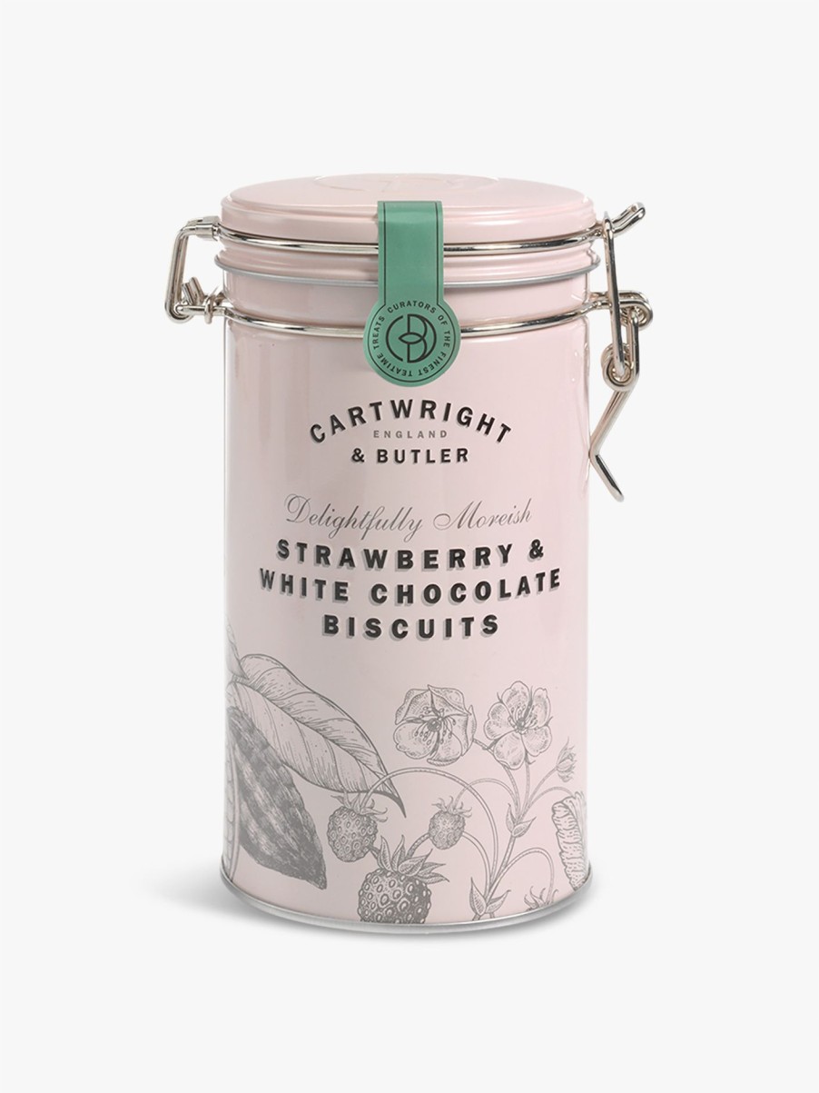 Food & Drink Cartwright & Butler Biscuits | Strawberry And White Chocolate Biscuits