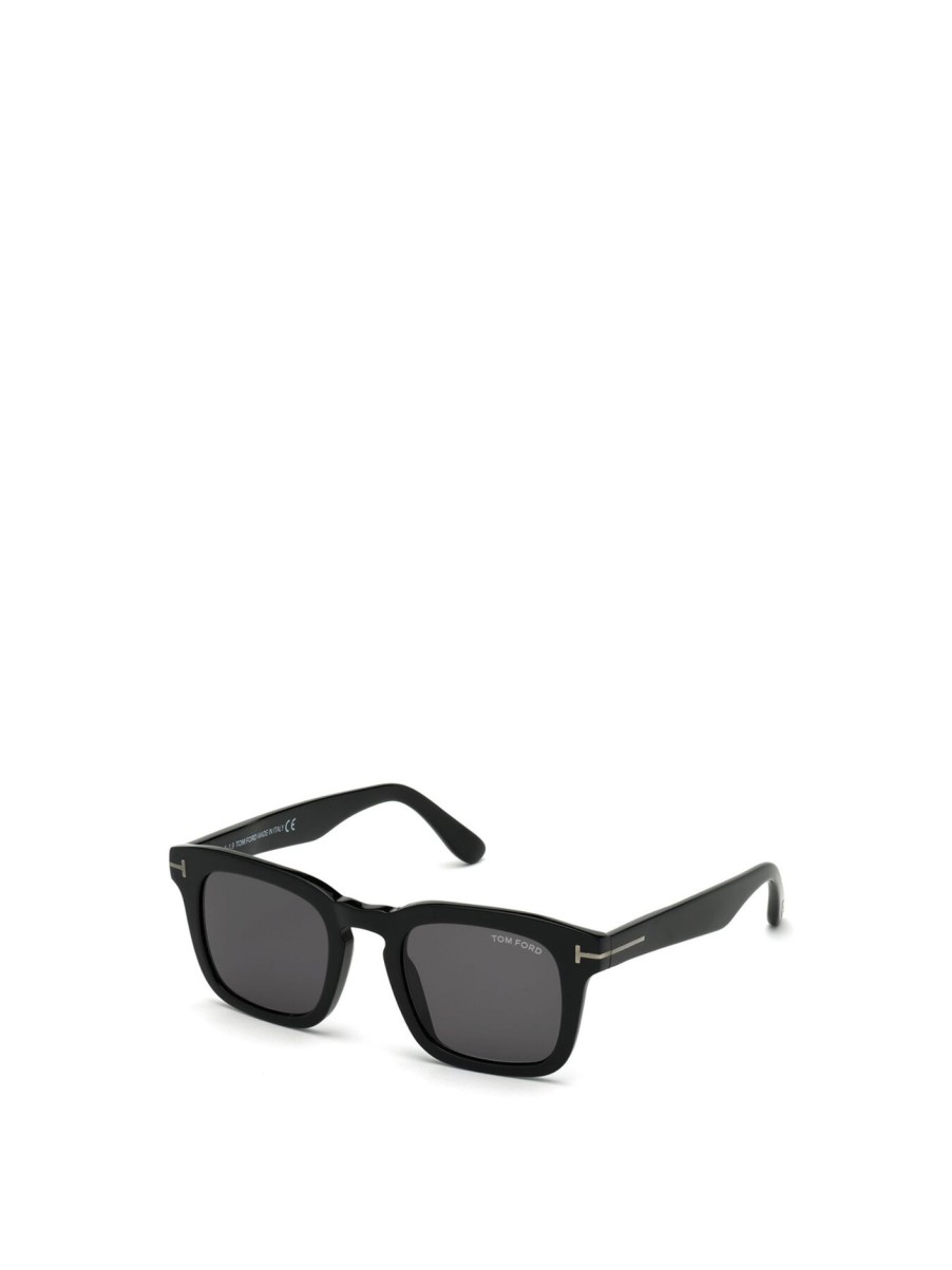 Men Tom Ford Men's Men'S Sunglasses | Dax Acetate Mens Sunglasses Shiny Black/Smoke